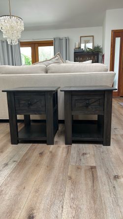 Solid wood nightstand  set