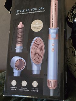 Digital air styling wand