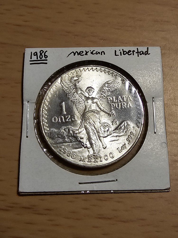 1986 Silver Libertad 