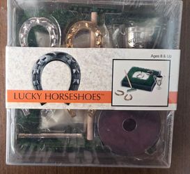 NEW Vintage mini horseshoe table top game
