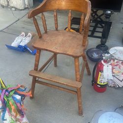 Antique  High Chair 