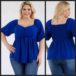 New women's top available in size XL 2X and 3X