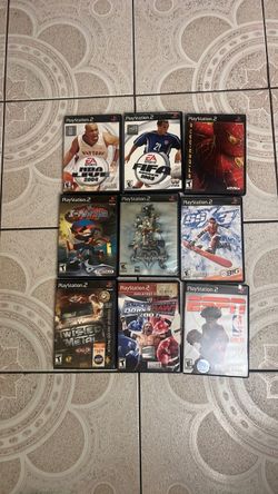 PS2 games $15 each