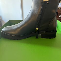 Kate Spade Black Calf Boots 