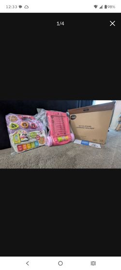 V Tech Sit To Stand Learning Walker Pink New