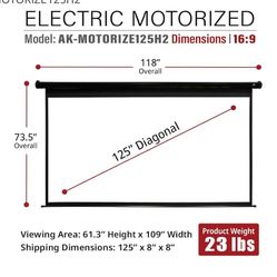 Motorized Projector Screen 