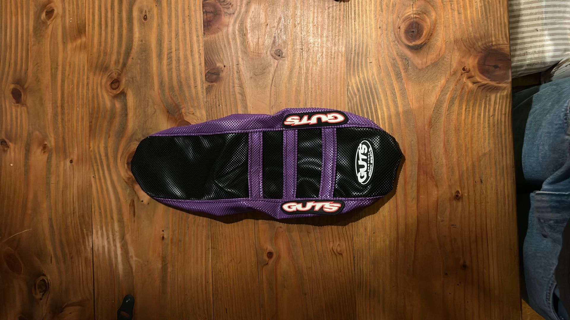 Black, And Purple Guts Seat Cover For E-ride Pro
