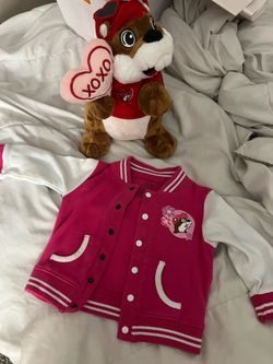 Buckees letterman jacket toddler