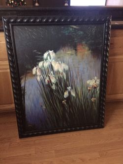 Beautiful framed flower art