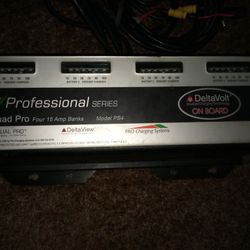 Pro Charging Systems PS4 Professional Series Marine Quad Pro Four 15 Amp Bank