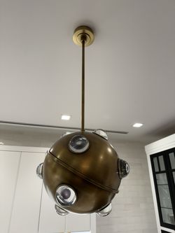 Pair Of Jonathan Adler Globo Pendant