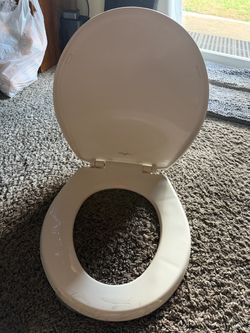 Asiento de inodoro redondo suave cierre 16.5 pulgadas,