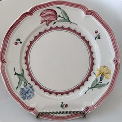 Villeroy & Boch Jardin D'Alsace Fleur Salad Plate 8” Vitro-Porcelaine Germany