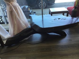 Antique real Cherrywood table 2 pieces