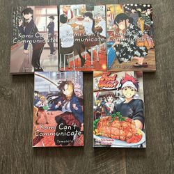 5 Manga English Comic Books