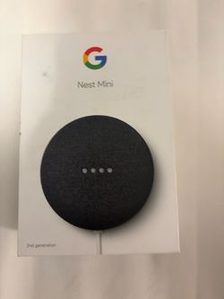 Google Nest Mini 2nd Generation Smart Speaker