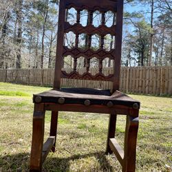 Antique Wooden Project Chair 