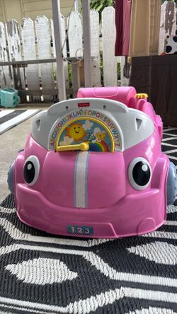 Pink car for babies