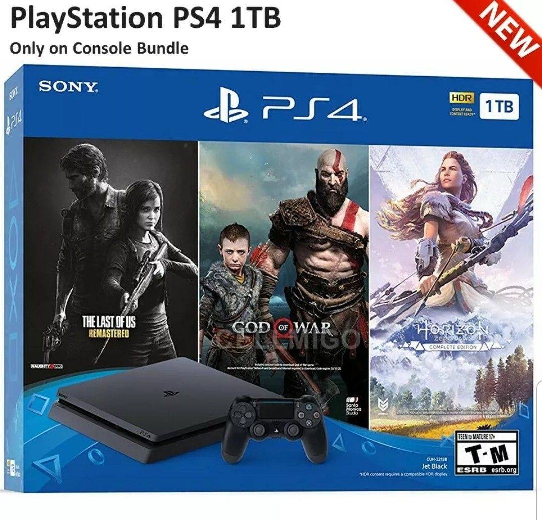 BRAND NEW SEALED- Sony PS4 Playstation 4 Bundle