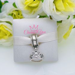 Adorable Charm 925 silver for Pandora moments bracelet.
