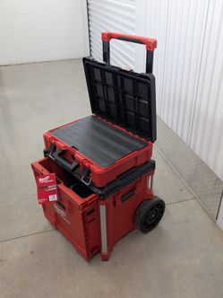 ​🔥 BRAND NEW MILWAUKEE PACKOUT 2-PIECE SET: ROLLING DRAWER BOX & FOAM TOOL CASE 🧰 (FIRM)