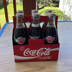 Cardinals 100 anniversary bottles, full set of six never opened