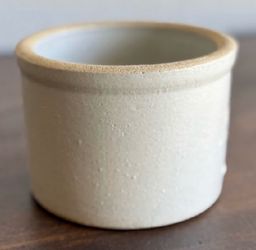 Small 19th Century Salt-Glazed Stoneware Storage Crock
