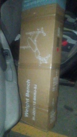 Weight Bench in Box