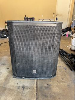 (1) EV SUBWOOFER (18)