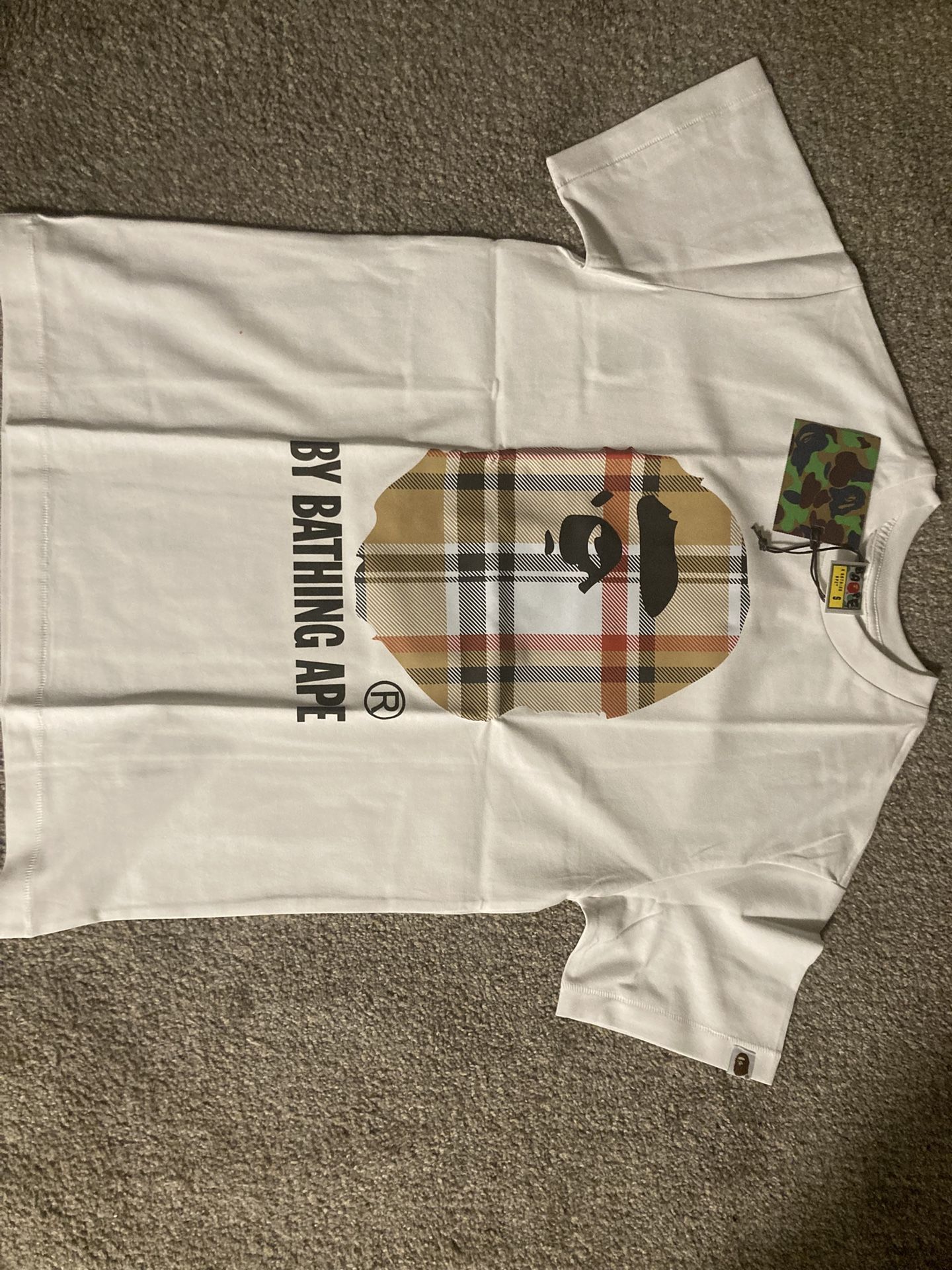 Small Bape Burberry Shirt