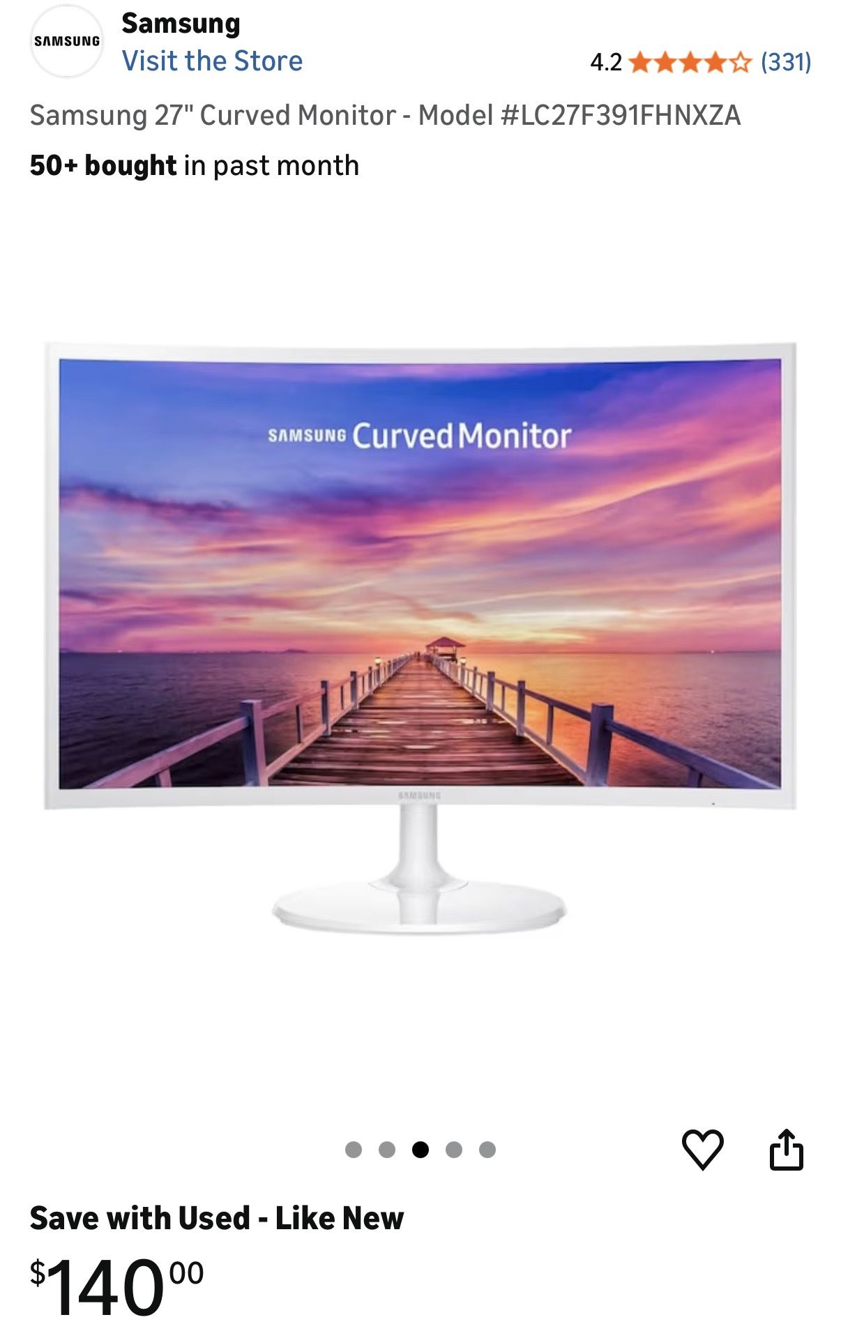 Samsung Curved Monitor