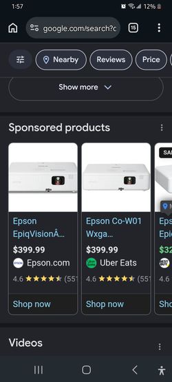 Epson projector mint condition