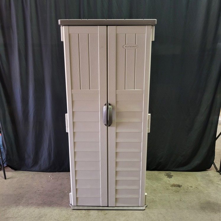 Suncoast Vertical Outdoor Storage Shed 22 Cu. Ft.