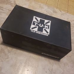 T.U.K Black Suede D ring sneaker