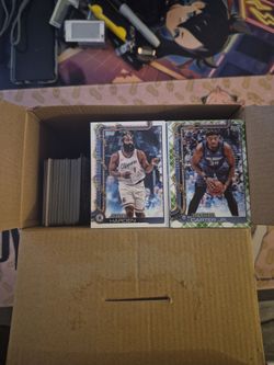 Box Lot Of Mixed Sports Cards Basketball Footbal Baseball