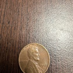1945 Wheat Penny No Mint