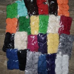 Chiffon Fabric Roses Packs $10