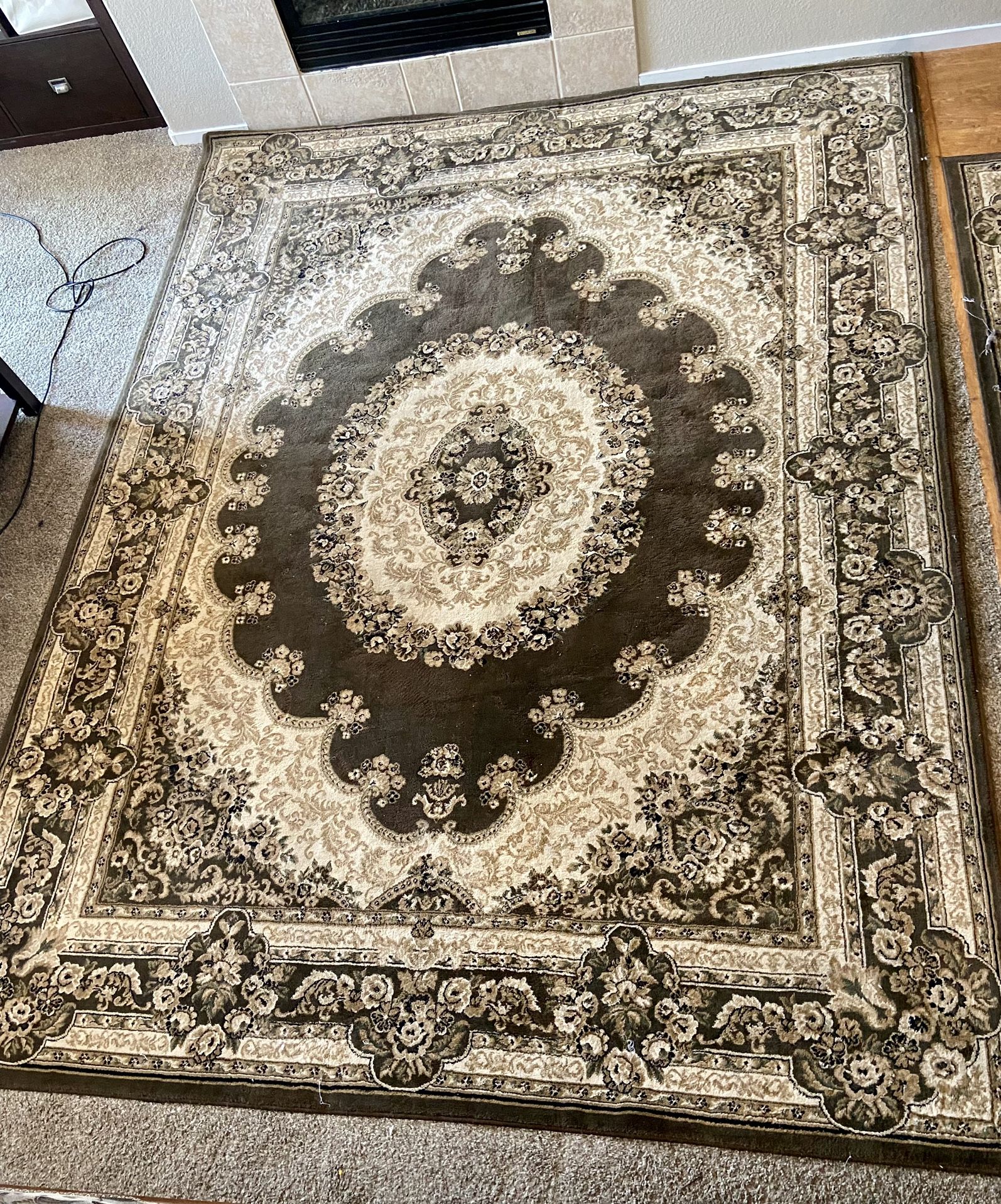 2 Large Area Rugs For Sale
