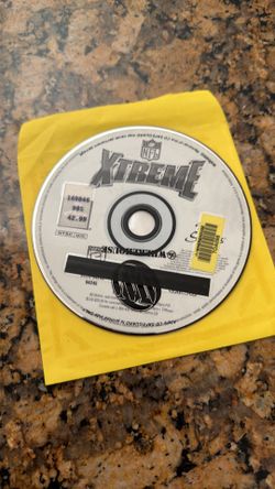 NFL Xtreme game disc for the Sony PlayStation 1. $10
