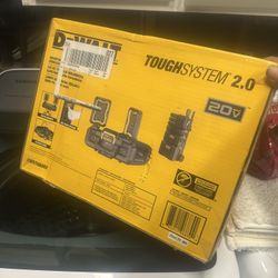 Hi everyone we have this DeWalt system  brand new in box   We locate in hesperia we take cash and zelle  massage me if interstate     Retail $229  Her