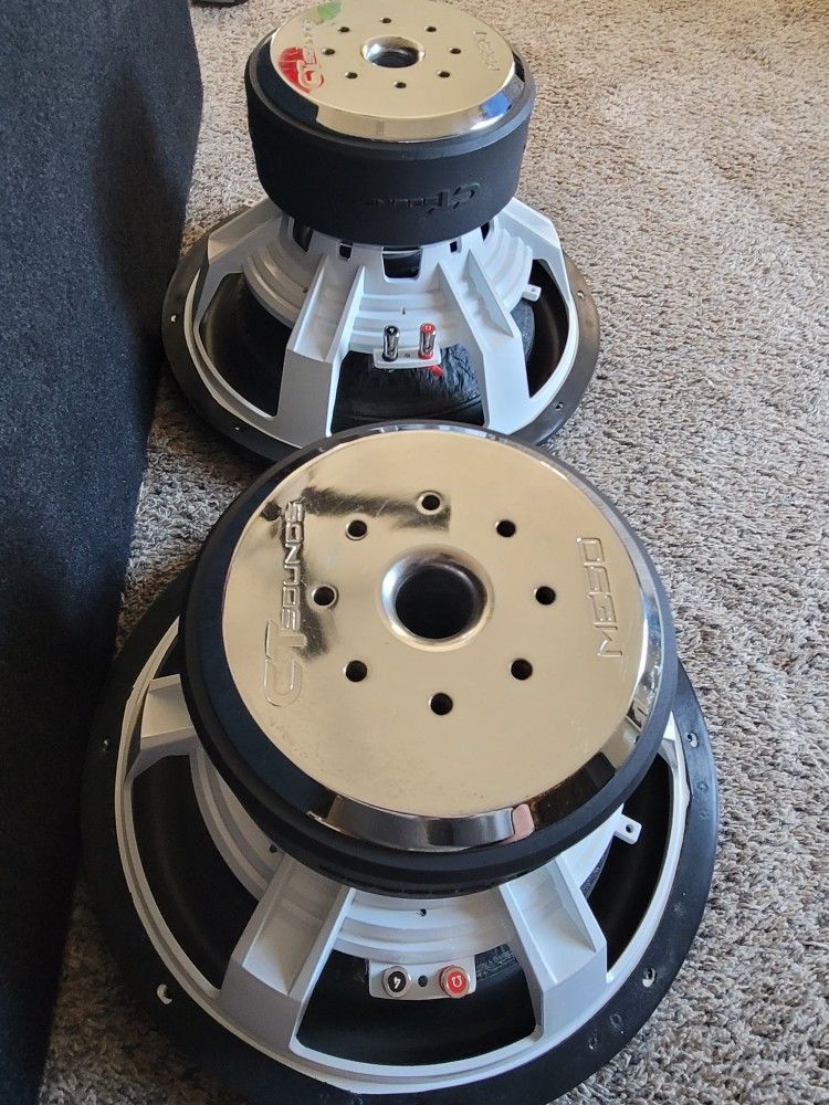 2 15" CT Sounds Meso Subwoofers