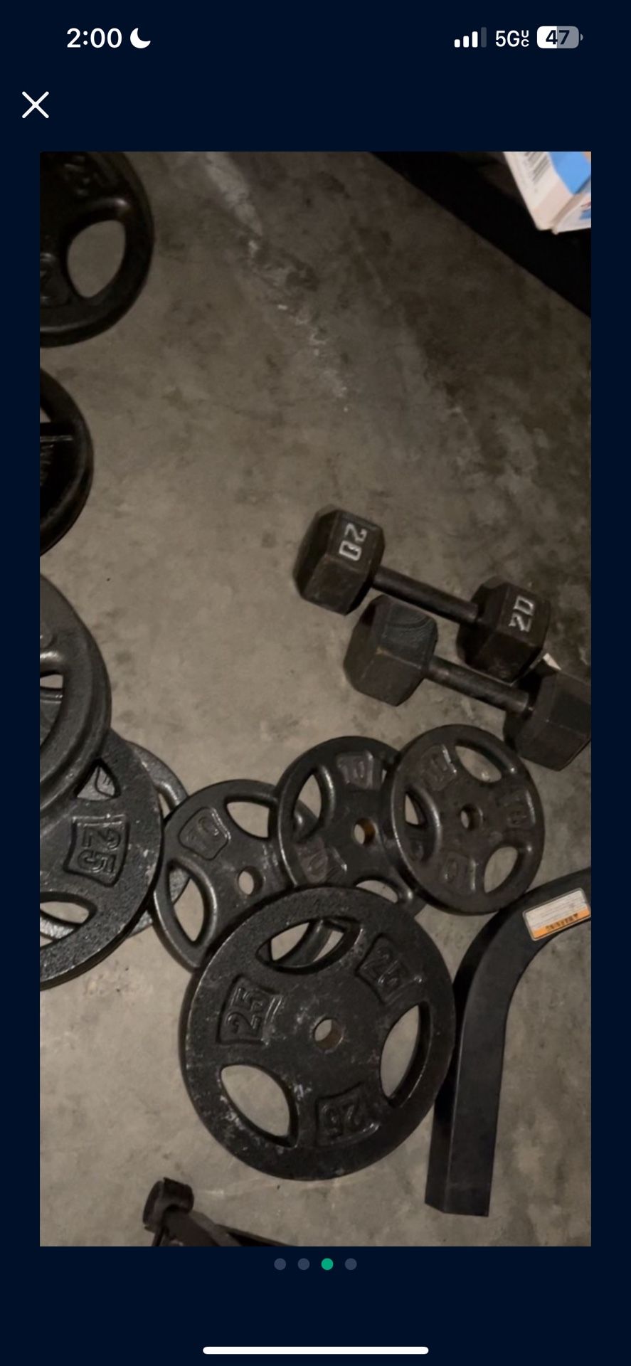 Weights and Weider bench