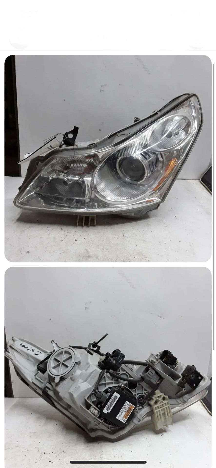 08 Infiniti G35x Headlights Adaptive