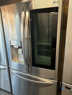 LG INSTAVIEW FRENCH DOOR STAINLESS STEEL REFRIGERATOR  36"W ENERGY 🌟 LED LIGHTS 