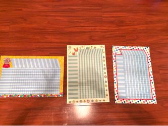 Tracking posters-for-skills, names, tasks, classroom, Home, Office, specialist