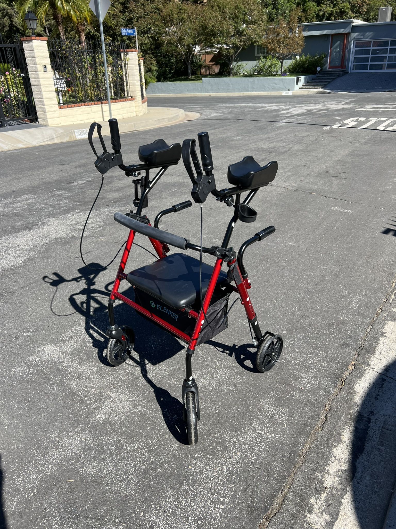 New Elenker Upright Rollator Walker Assembled Ready For Use