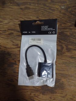 HDMI To VGA