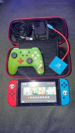 Nintendo switch,case,tv adapter,yoshi controller