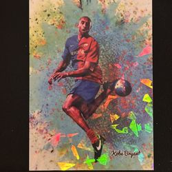Kobe Bryant Custom Novelty Card Cracked Ice