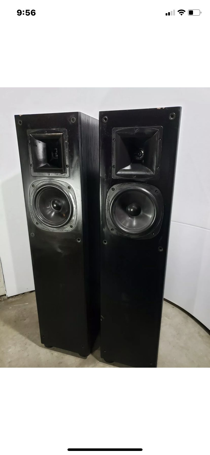 Klipsch SF1 Black Floorstanding Speakers 2 Way ●●TESTED●●
